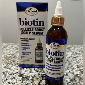 Biotin Follicle Boost Scalp Serum - Blue and White
